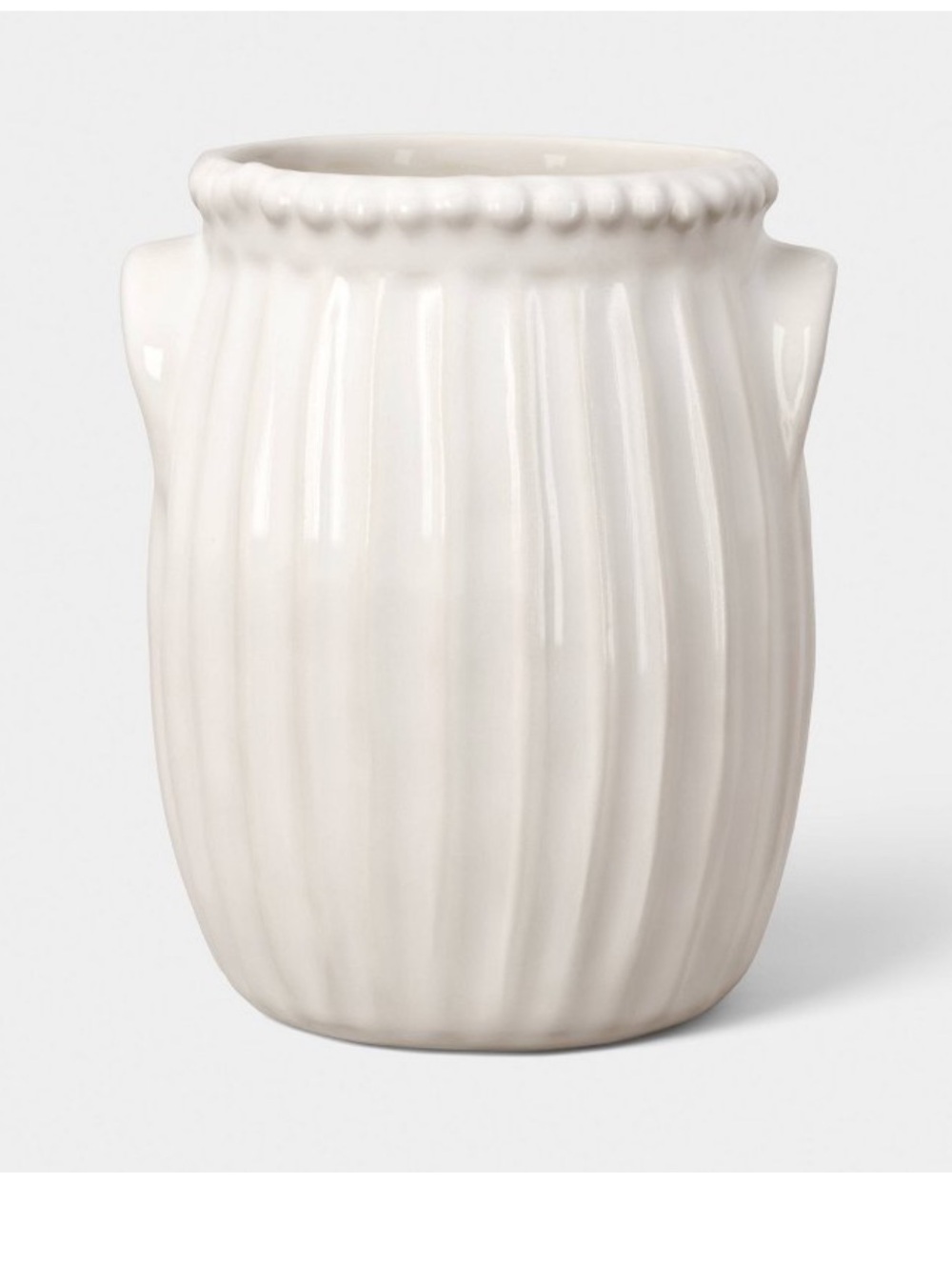 Beaded Cream Ceramic Utensil
Holder - Threshold™
